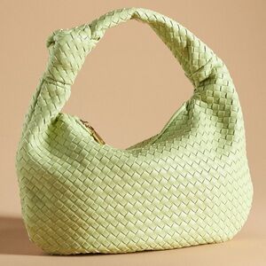 Viral “It Bag” Anthropologie The Brigitte Satchel by Melie Bianco in Green Motif